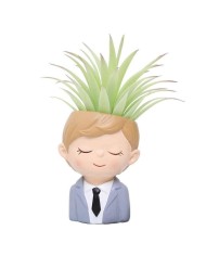 Erkek Çocuk Beton Saksı Silikon Kalıp - 171