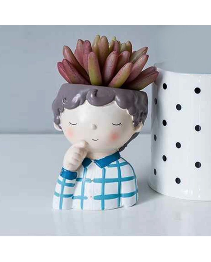 Erkek Beton Saksı Silikon Kalıp - 172