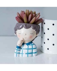 Erkek Beton Saksı Silikon Kalıp - 172