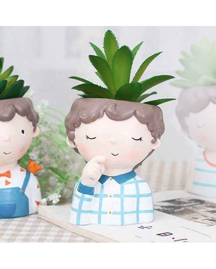 Erkek Beton Saksı Silikon Kalıp - 172