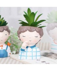 Erkek Beton Saksı Silikon Kalıp - 172