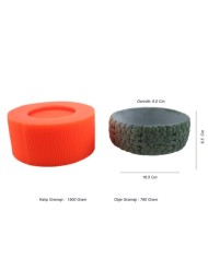 Bonsai Beton Saksı Silikon Kalıp - 184