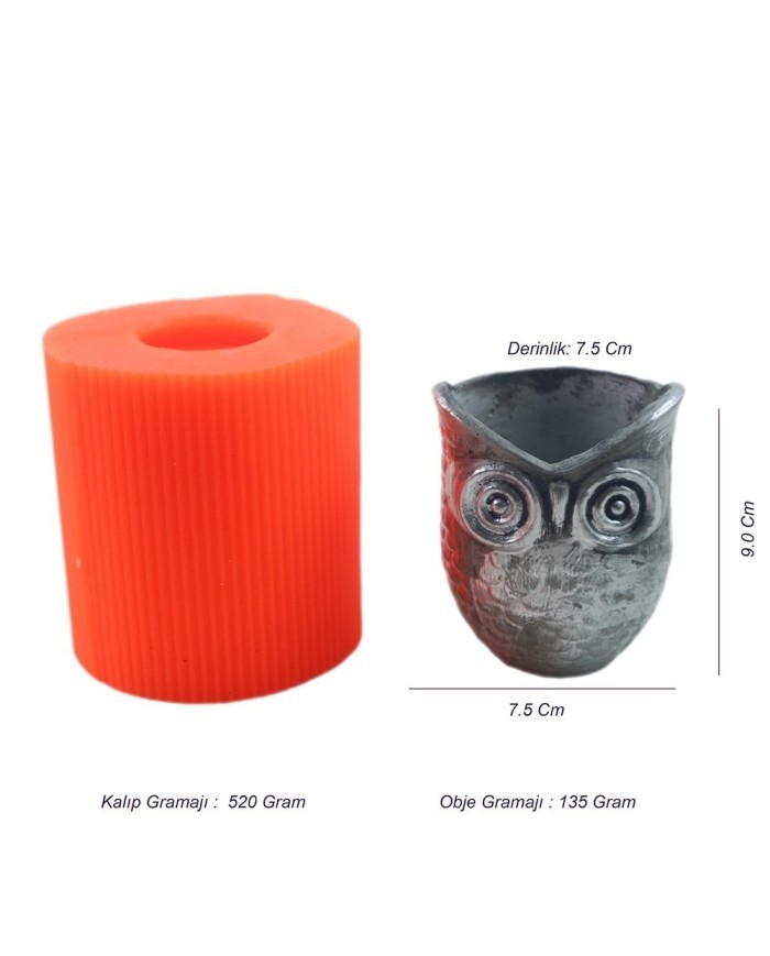 Beton Saksı Silikon Kalıp - 164