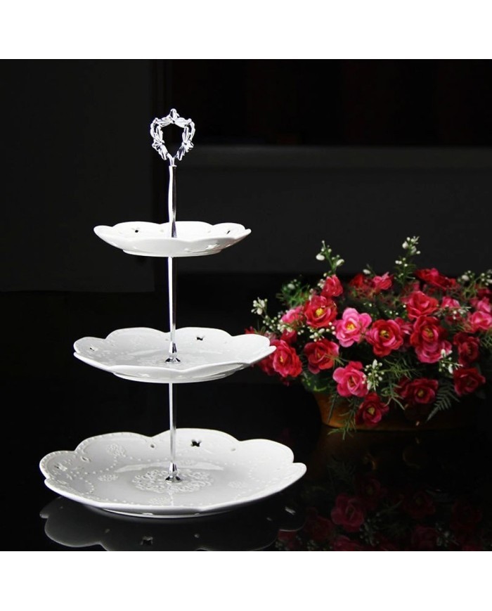 Kek Stant Aparatı Üç Yaprak Nikel Gümüş