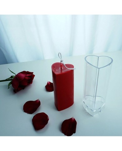 Mika Mum Kalıbı - Kalp Model Mum Kalıbı - 111