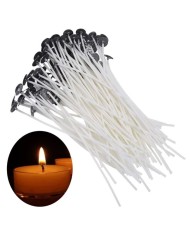 Mum Fitili Hazır Kopçalı -12 Cm - 10 Adet