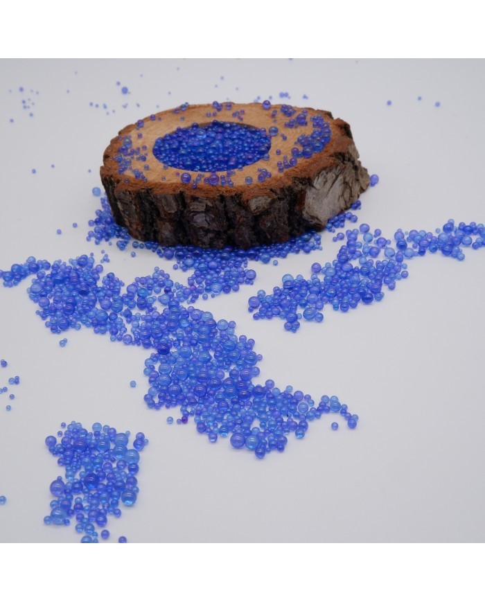 Karışık Mix Renk Uçan Baloncuk Cam Boncuk Deliksiz 10 Gr