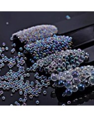 Karışık Mix Renk Uçan Baloncuk Cam Boncuk Deliksiz 10 Gr