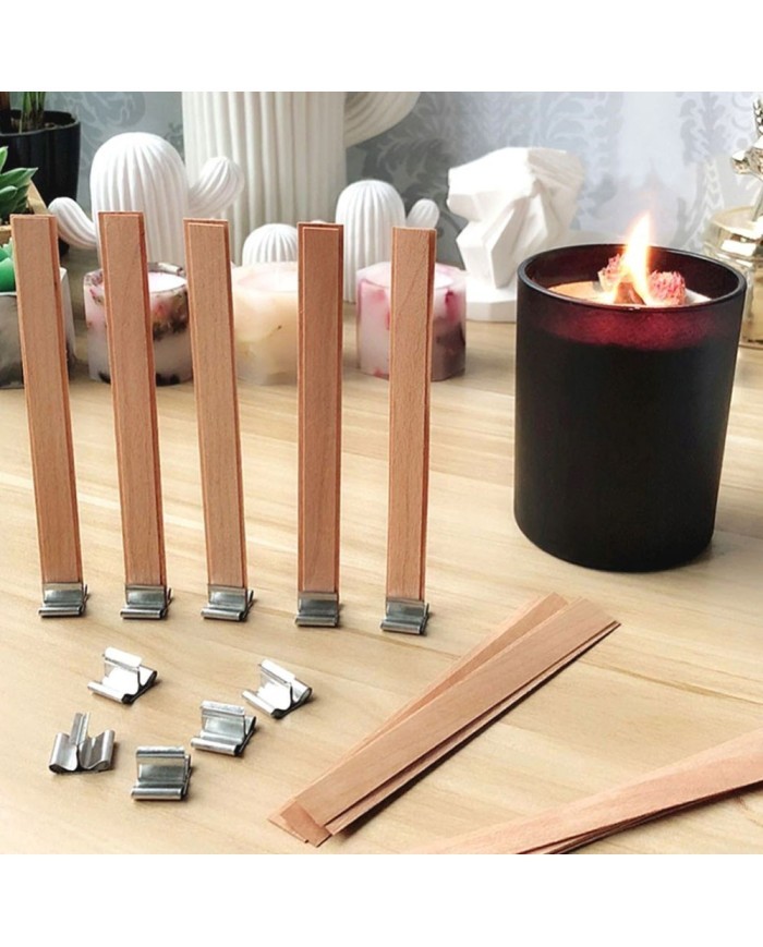 Ahşap Mum Fitili 10 Adet