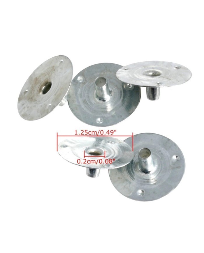 Mum Fitil Ayağı ve Kopçası - Çıt Çıt 100 Adet