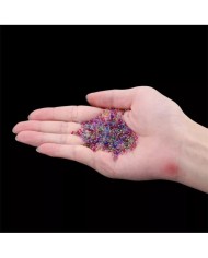 Yağ Uçan Yeşili Baloncuk Cam Boncuk Deliksiz 10 Gr