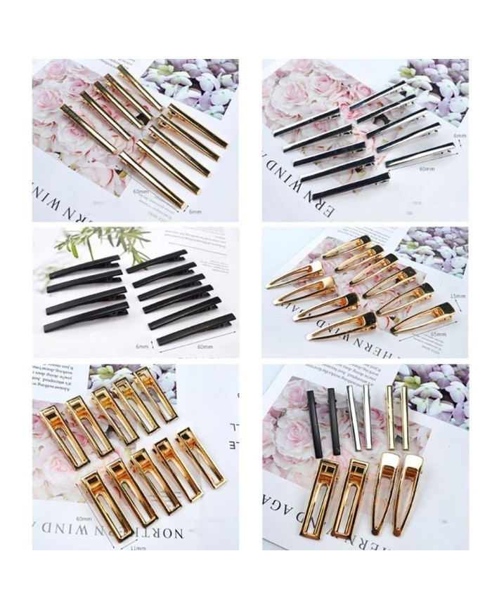 Gold Saç Tokası - 10 Lu Set