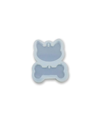 Kedi & Kemik -Hello kitty Reçine Epoksi Kalıp- H4