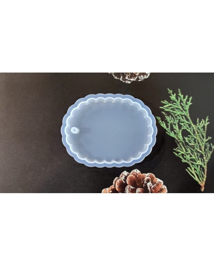 Dalgalı Takı Reçine Epoksi Silikon Kalıp-Kod:41