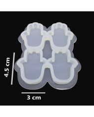 Reçine silikon Kalıbı - Fatma eli Dörtlü- DK4