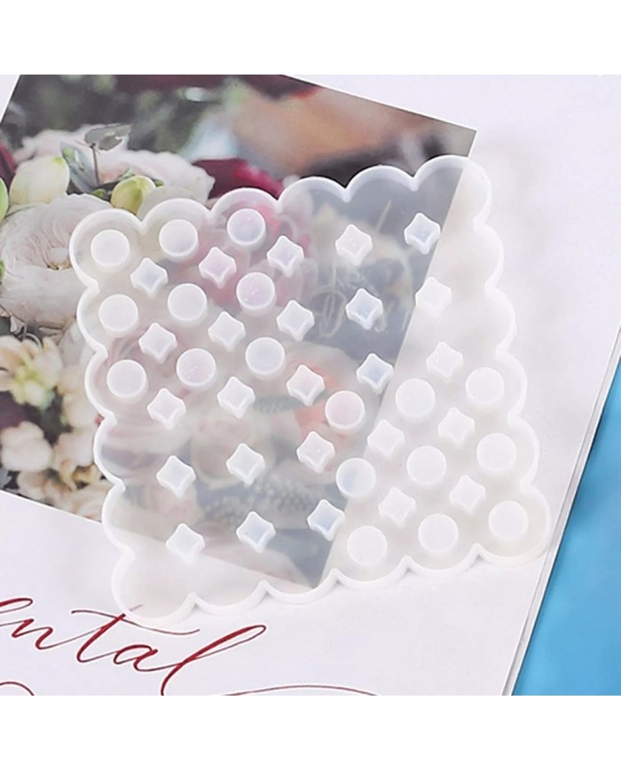 Bardak Altı Desenli Reçine Epoksi ve Beton Kalıbı -Kod:167