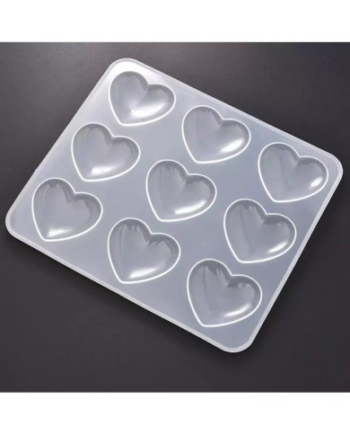 Çoklu Kalp Reçine Epoksi ve Sabun Kalıbı -Kod:275