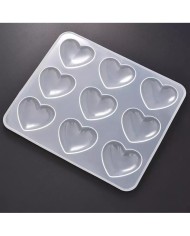 Çoklu Kalp Reçine Epoksi ve Sabun Kalıbı -Kod:275