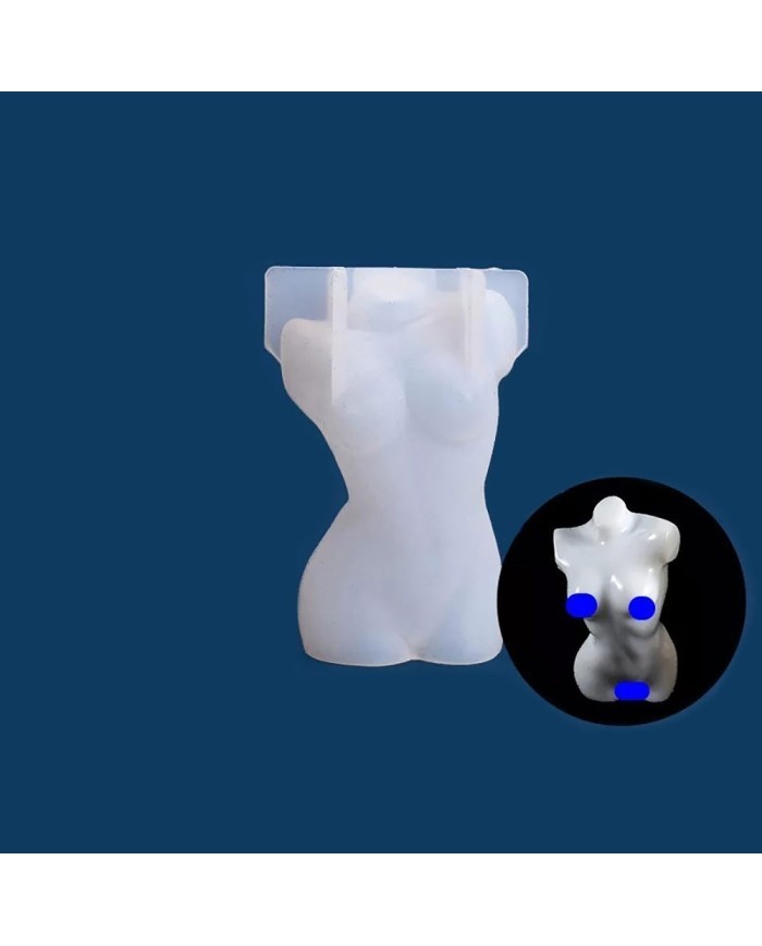 Kadın Vucudu Reçine Epoksi,Mum,Sabun ve Beton Kalıbı -Kod:949