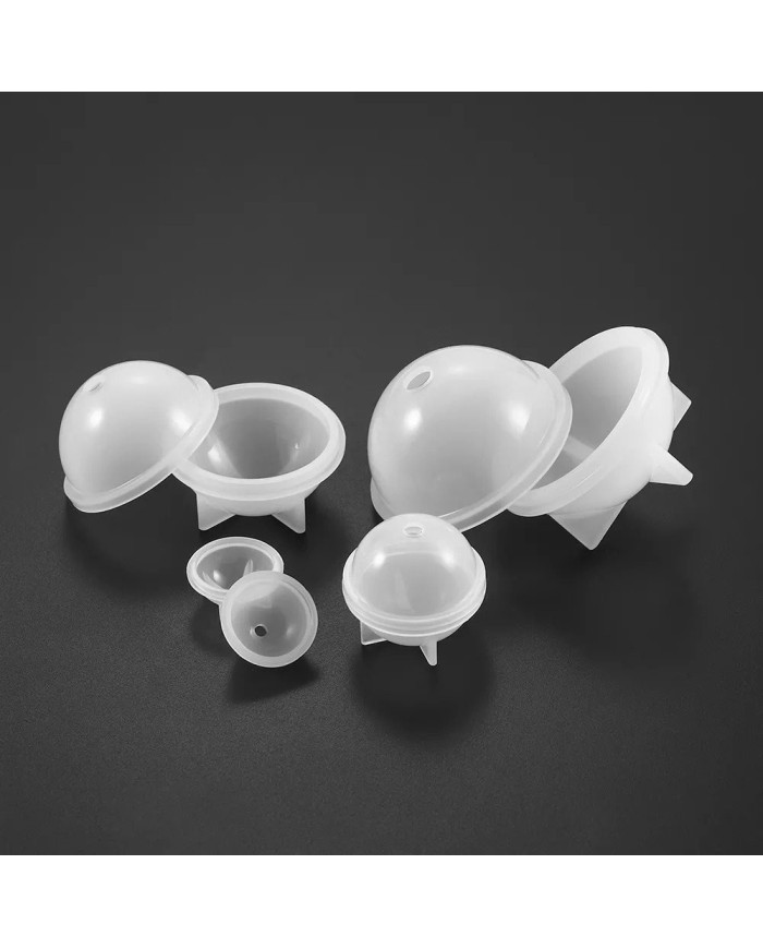 Küre Yuvarlak Reçine Epoksi ve Mum Kalıbı 8 cm -Kod:979