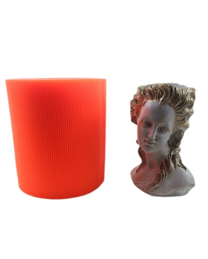 Juilet Büstü Beton Saksı Silikon Kalıbı - 186