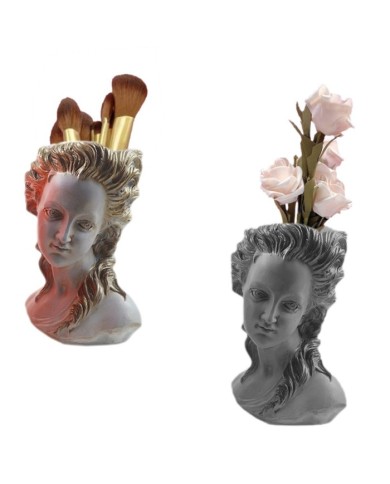 Juilet Büstü Beton Saksı Silikon Kalıbı - 186