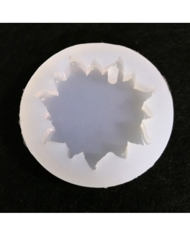 5 Adet Delikli Yaprak - Reçine Epoksi Kalıp - E2