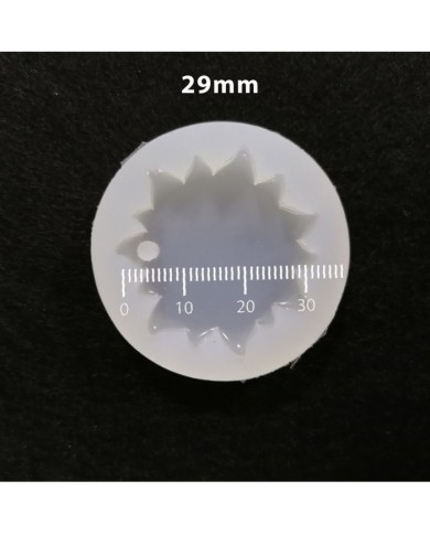 5 Adet Delikli Yaprak - Reçine Epoksi Kalıp - E2