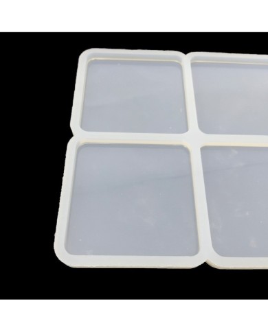 5 ADET Kare Dörtlü Kalıp - Reçine Epoksi Kalıp - ÇB1