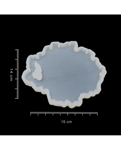 5 ADET Kulplu Bardak Altı - Reçine Epoksi Kalıp - B3