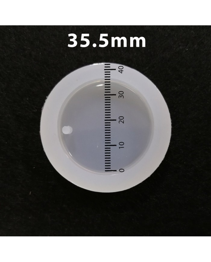 5 Adet Delikli Yuvarlak - Reçine Epoksi Kalıp - E4