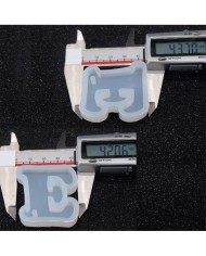 5 Adet Reçine Epoksi Harf Kalıp - E