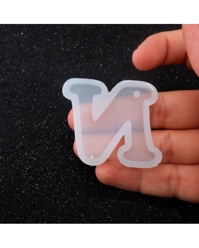 5 Adet Reçine Epoksi Harf Kalıp - N