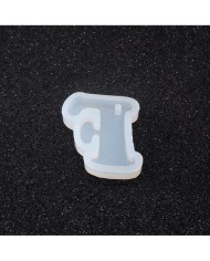 5 Adet Reçine Epoksi Harf Kalıp - F