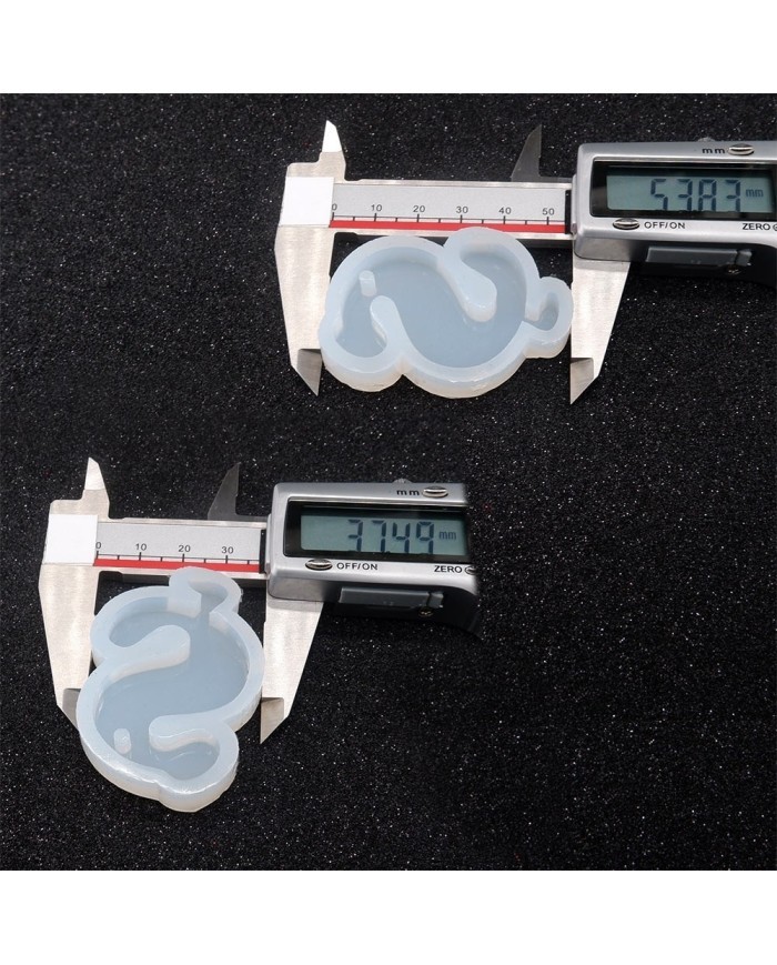 5 Adet Reçine Epoksi Harf Kalıp - Ş