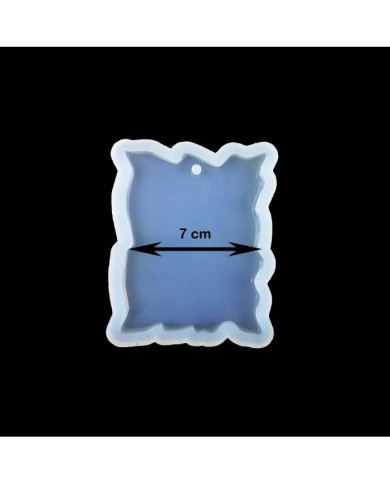 5 Adet Reçine Epoksi Magnet Kalıbı - Dikdörtgen Fotoğraflık - TM 2