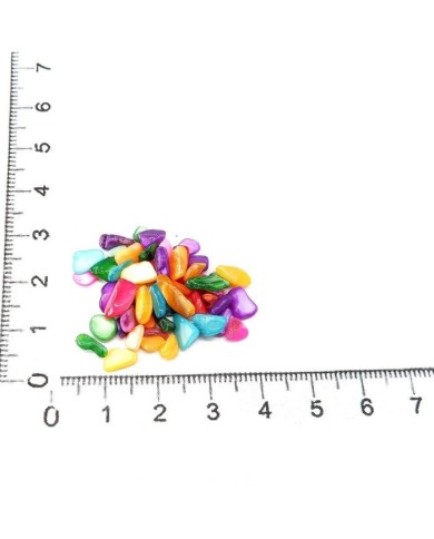 Renkli Deniz Taşı Parçaları -25gr