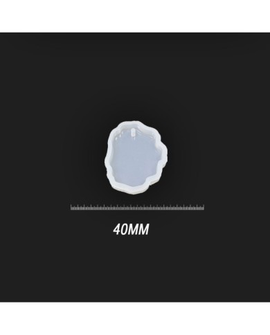 Reçine Epoksi Kalıp Kolye Anahtarlık Bulut  - A22