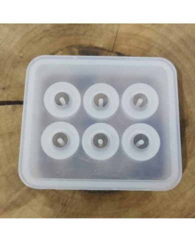 10 Adet - Yuvarlak Boncuk Tesbih Reçine Silikon Kalıbı -16 mm  249