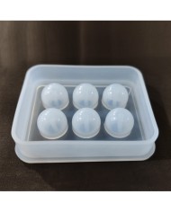 10adet - Reçine  Epoksi silikon Boncuk Kalıbı -12mm-Kod:161