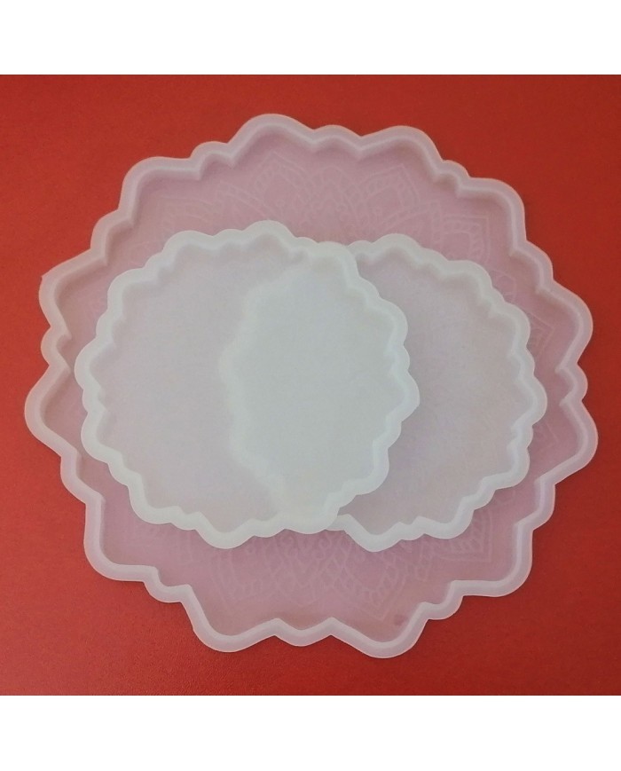 Reçine Epoksi Seti - Tepsi ve Bardak Altlığı (375ml reçine) -Kod:335.336