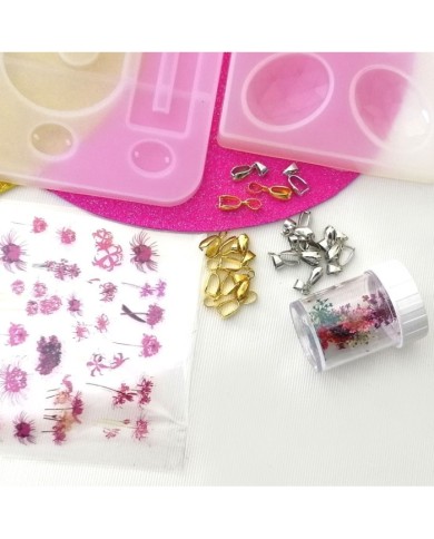 Reçine Epoksi Kolye Seti - (150ml reçine) - 212,82,126,127