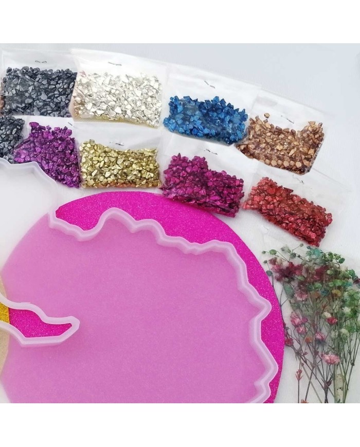 Reçine Epoksi Tepsi Seti - (1000ml reçine) - 341