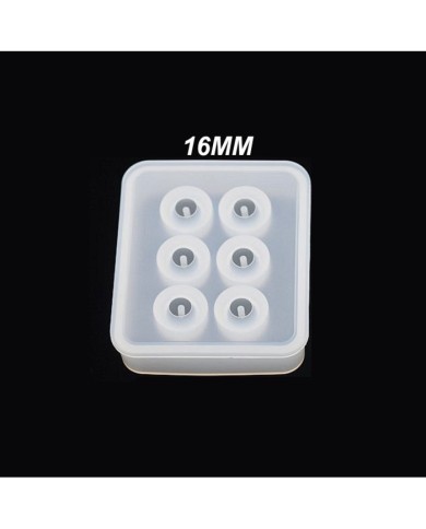 16 mm Yuvarlak Boncuk Tesbih Reçine Silikon Kalıbı -Kod:249