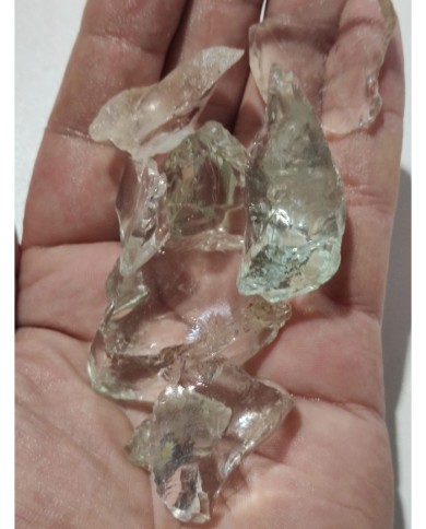 Doğal İşlenmemiş Cam Parçaları 250 gr