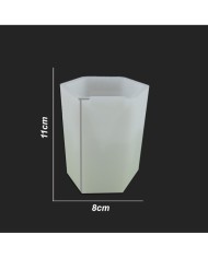 Bardak Reçine Epoksi ve Beton Kalıbı - Altıgen -Kod:929