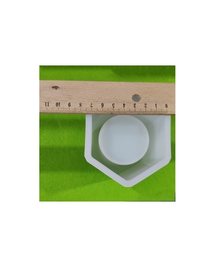 Bardak Reçine Epoksi ve Beton Kalıbı - Altıgen -Kod:929