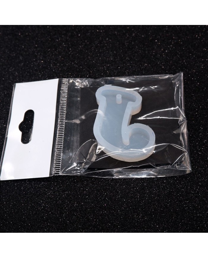 5 Adet - Reçine Epoksi Harf Kalıp - J