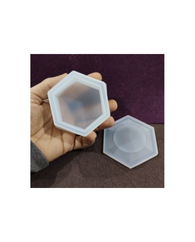 Altıgen Şekerlik Epoksi ve Beton Silikon Kalıbı - Kod:165