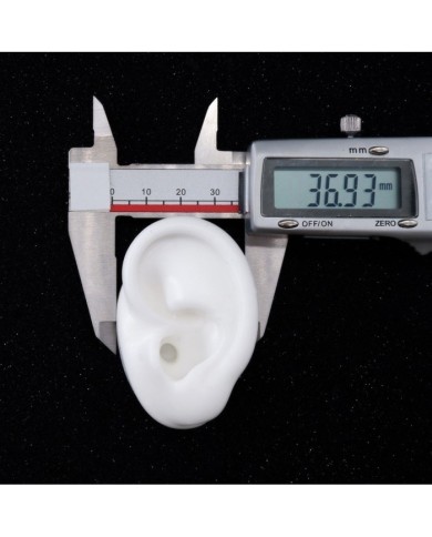 Silikon Kulak  Sol 25 Adet Beyaz  - Takı ve Bijuteri Küpe  Mankeni